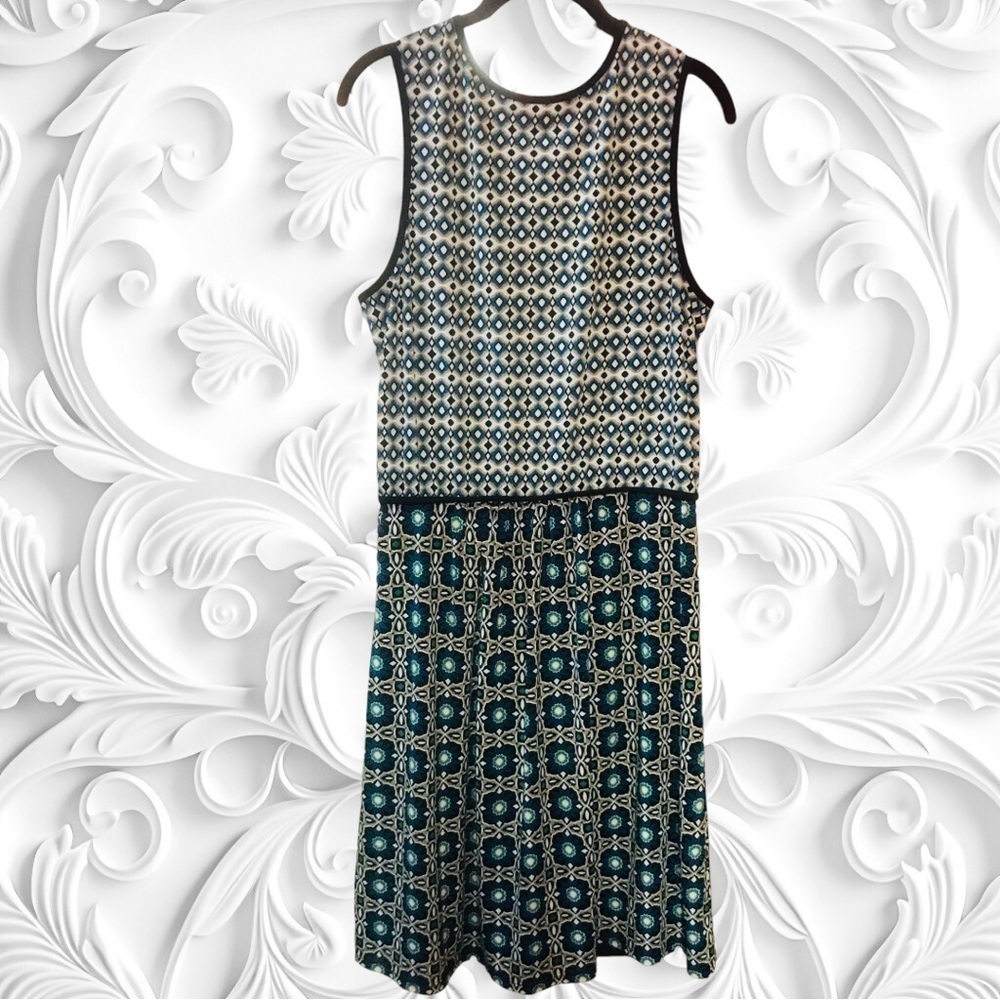 Max Studio Sleeveless Geometric Patterned Dress S… - image 3